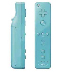 CONTROL ORIGINAL NINTENDO  CELESTE WII REMOTO