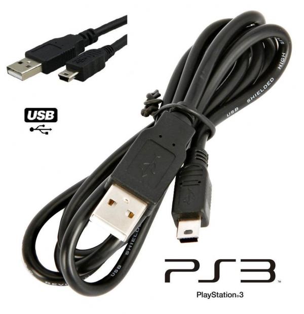 CABLE USB CONTROL PS3 EN BOLSA