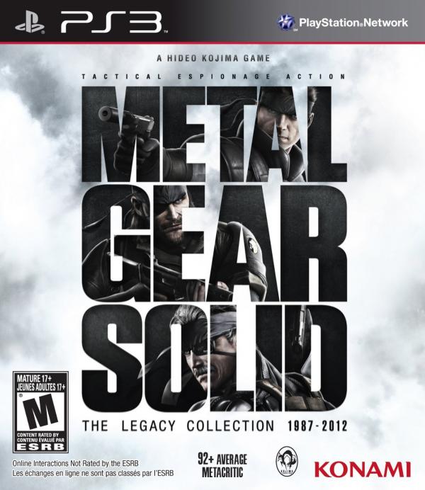 JUEGO METAL GEAR SOLID LEGACY COLLETION PS3