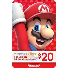 MEMBRESIA NINTENDO E SHOP $20