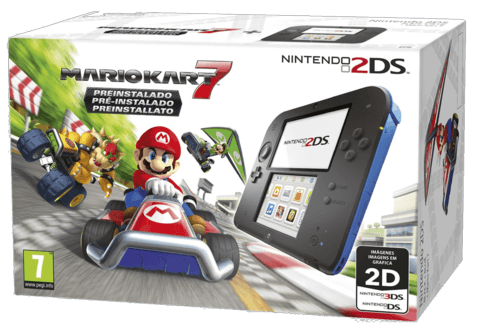 CONSOLA NINTENDO 2DS MARIO KART 7 AZUL