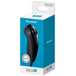 CONTROL ORIGINAL NINTENDO NEGRO WII NUNCHUK