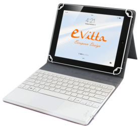 ESTUCHE TABLET TECLADO 10&uml; UNVERSAL BLANCO