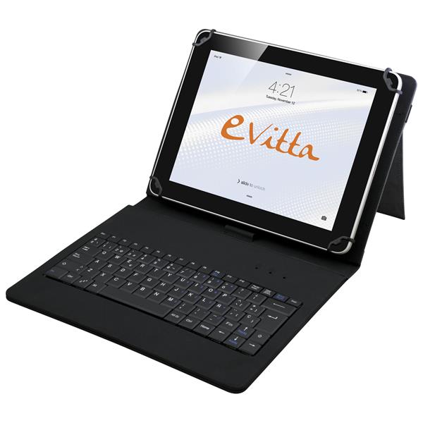ESTUCHE TABLET TECLADO 10&uml; UNVERSAL NEGRO