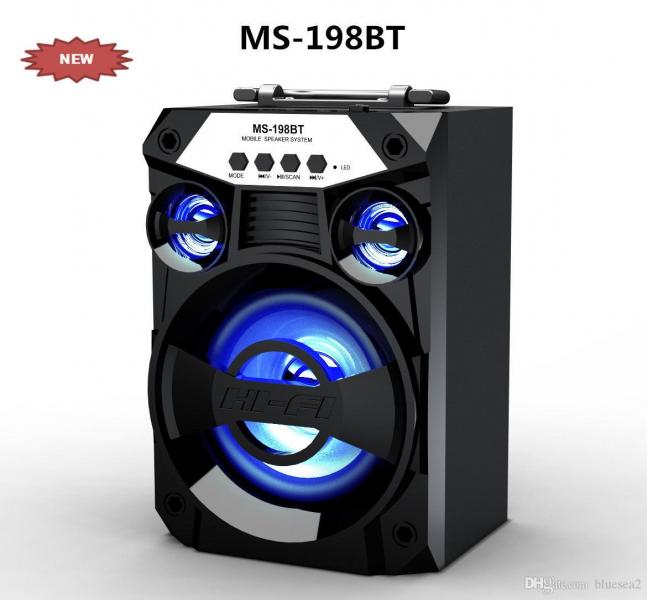 BOCINA PEQUE&Ntilde;A COLORES MS-197