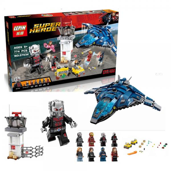 SET BLOQUES SUPER HEROES 858 PIEZAS
