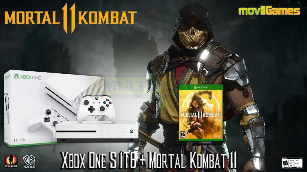 CONSOLA XBOX ONE S 1TB + JUEGO MORTAL KOMBAT 11