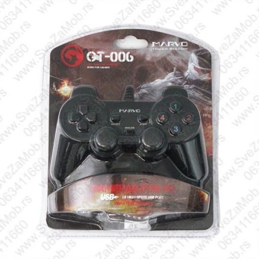 CONTROL PC DOBLE  GAMER MARVO GT 006