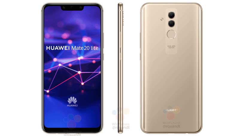 CELULAR HUAWEI MATE 20 LITE DORADO