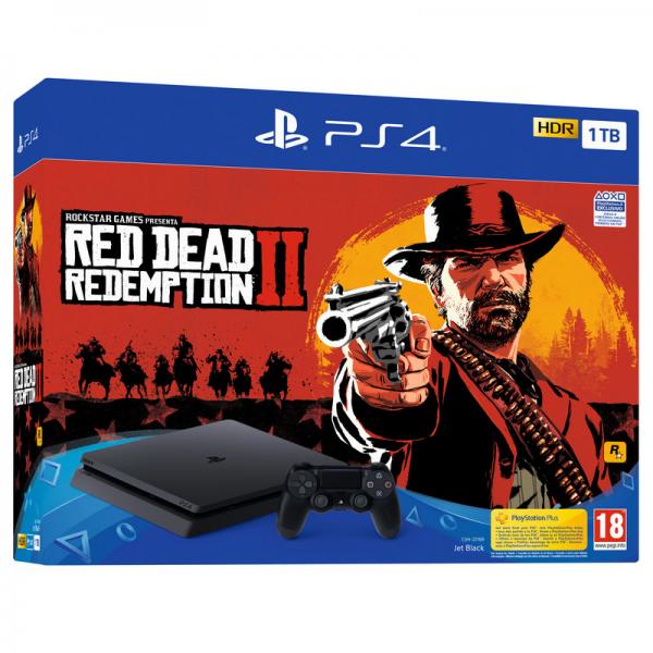 CONSOLA PLAY STATION 4 PRO RED DEA REDEMPTION 2