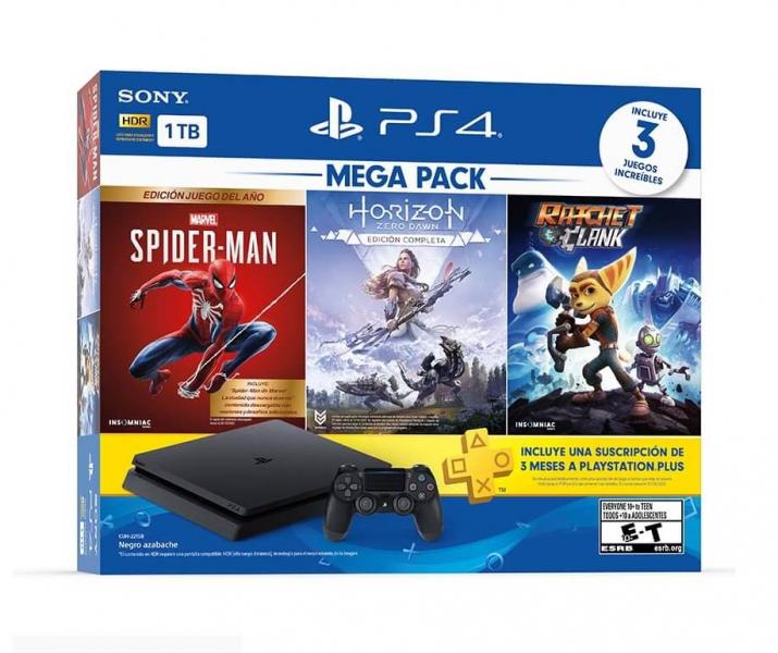 CONSOLA PLAY STATION 4 MEGAPACK V15