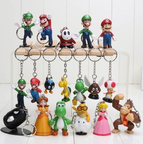 LLAVEROS MARIO BROS