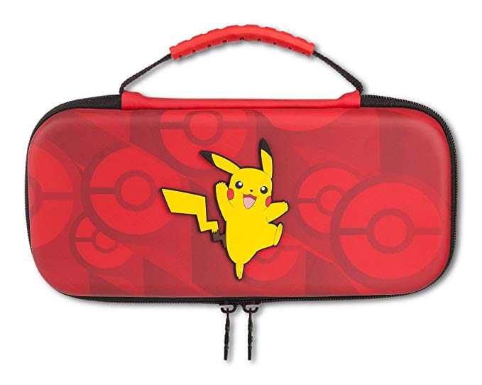 ESTUCHE ORIG. NINTENDO SWITCH POKEMON PIKACHU ROJO