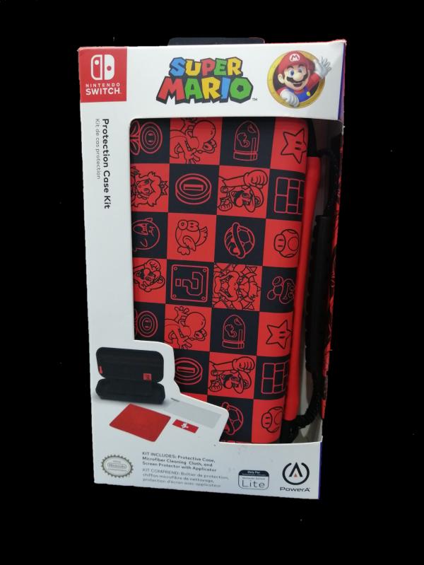 ESTUCHE ORIG. NINTENDO SWITCH LITE NEGRO / ROJO POWER A