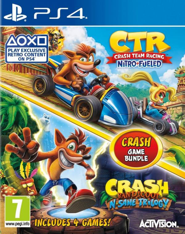 JUEGO MEGA BUNDLE DE CRASH PS4