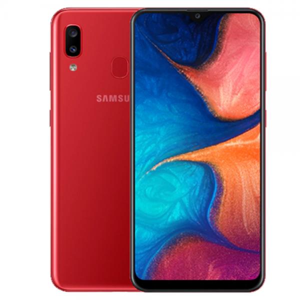 CELULAR SAMSUNG A20 ROJO