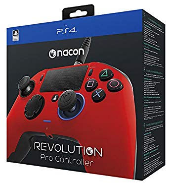 CONTROL ORIGINAL PS4 NACON ROJO