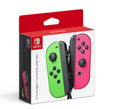 CONTROL ORIGINAL NINTENDO SWITCH JOY-CON ROSADO - VERDE