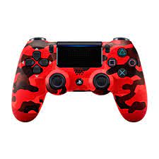 CONTROL ORIGINAL PS4 CAMUFLADO ROJO