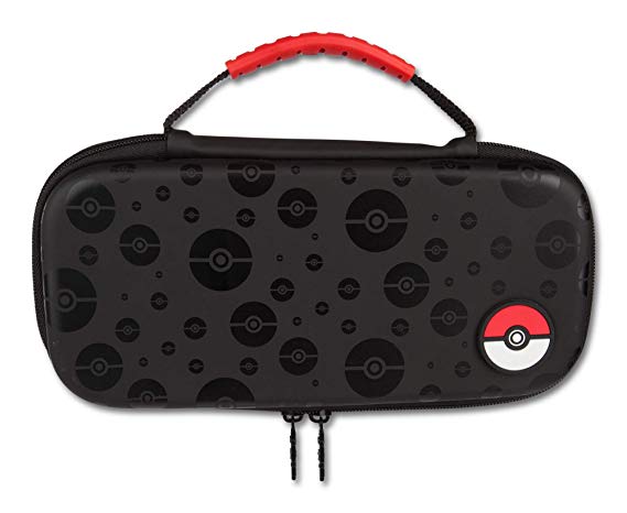 ESTUCHE ORIG. NINTENDO SWITCH NEGRO POKEBALL POWERA