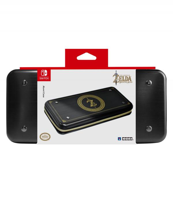 ESTUCHE ORIG. NINTENDO SWITCH METALICO ZELDA NEGRO NSW-091U