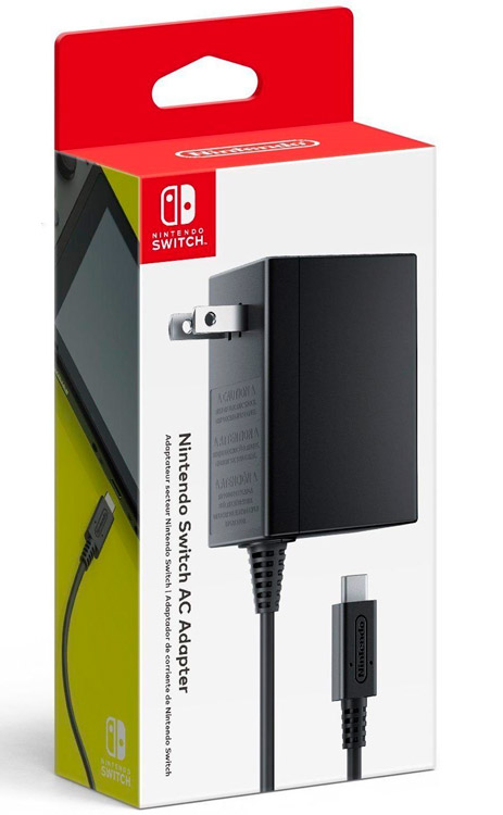 ADAPTADOR DE CORRIENTE NINTENDO SWITCH VERSION JAPONESA