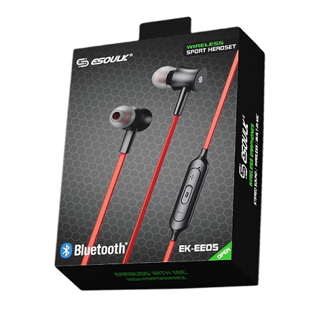AUDIFONO BLUETOOTH SPORT   ESOULK  EE05BK