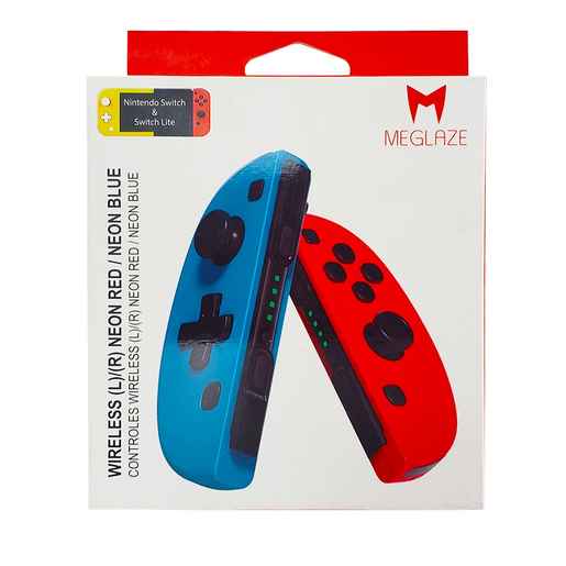 CONTROL GENERICO NINTENDO SWITCH JOY-CON MEGLAZE AZUL - ROJO