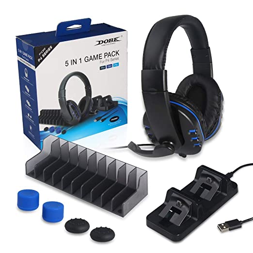 COMBO HEADSET 5 EN 1 GAME PACK PS4