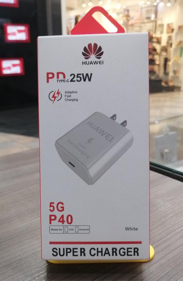 CARGADOR TIPO ORIGINAL HUAWEI SUPER CARGA 25W TIPO C