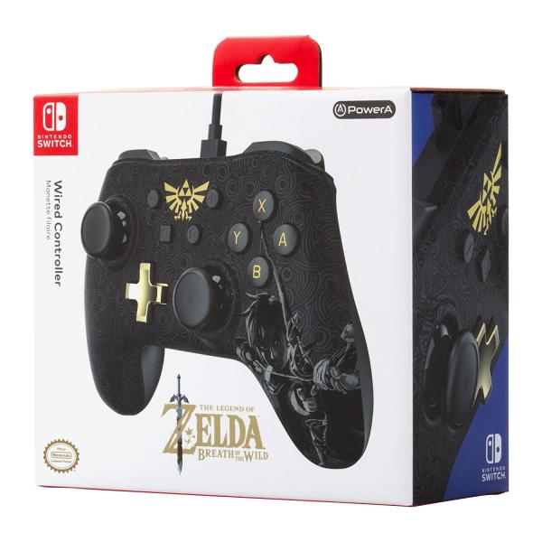 CONTROL POWER A ALAMBRICO SWITCH ZELDA NEGRO