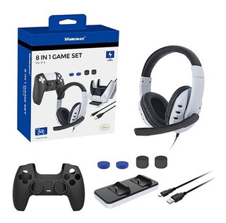 COMBO HEADSET 8 EN 1 GAME PACK PS5