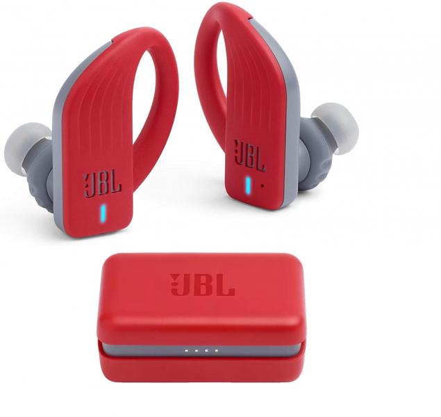 AUDIFONOS BLUETOOH JBL ENDURANCE PEAK ORIGINAL ROJO