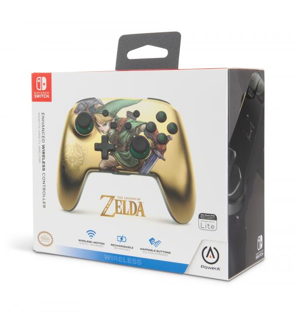 CONTROL PRO POWER-A ENHANCED ZELDA GOLD
