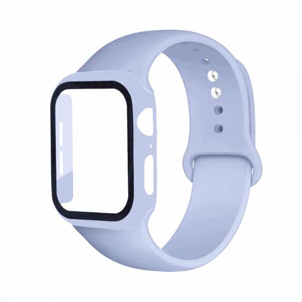 BRAZALETE CON BUMPER SILICON  APPLE WATCH 38-40