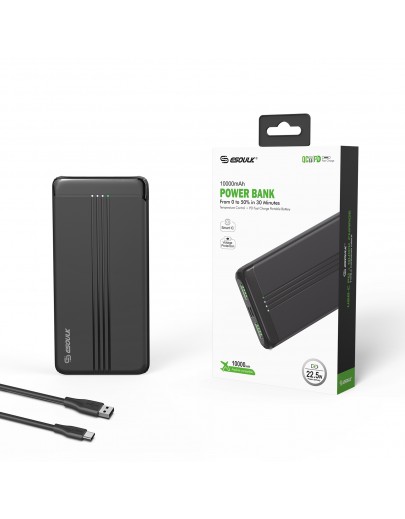 POWER BANCK  ESOULK  10000mAh 22.5W EP27-BK