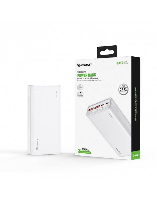POWER BANCK  ESOULK  20000mAh 22.5W EP29-WH