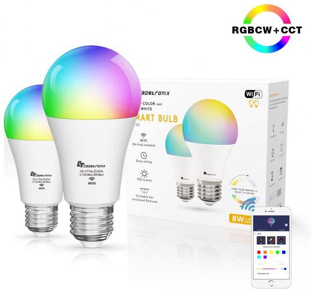 SET 2 BOMBILLOS WIFI TAPO 60W L530E