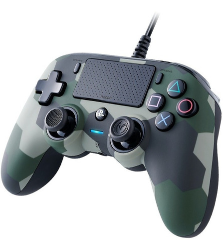 CONTROL PS4 NACON COMPACT ALAMBRICO CAMUFLADO VERDE