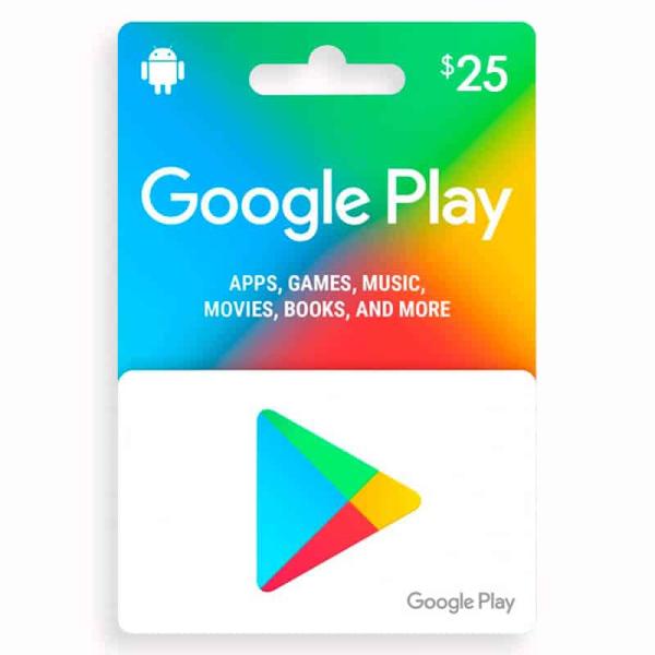 MEMBRESIA GOOGLE PLAY $25