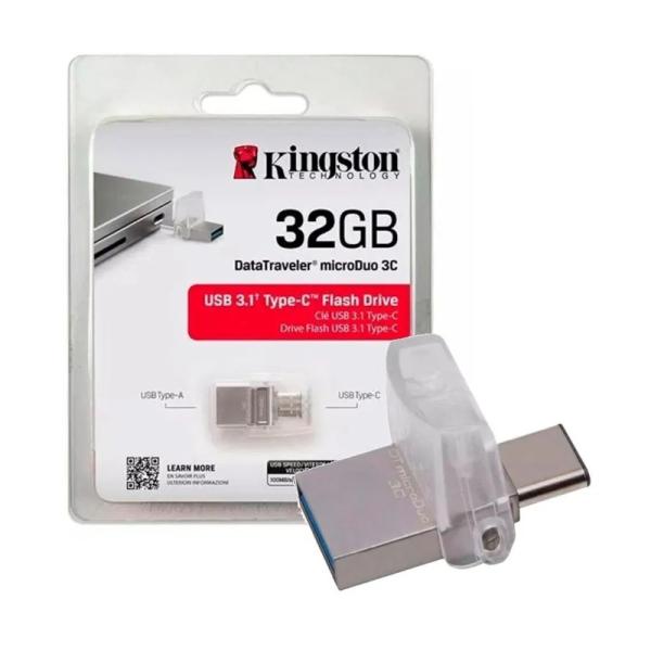 MEMORIA USB Y TIPO C 32GB