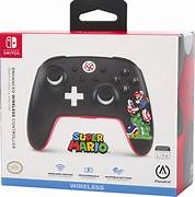 CONTROL PRO POWER-A ENHANCED SUPER MARIO NEGRO