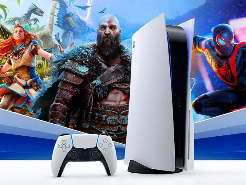 CONSOLA PLAY STATION 5 FORMATO DISCO 825GB CON JUEGO