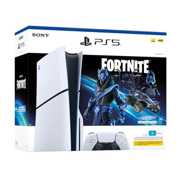 CONSOLA PLAY STATION 5 SLIM FORMATO DISCO BUNDLE FORTNITE