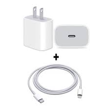 CARGADOR COMBO IPHONE 20W TIPO C GENERICO