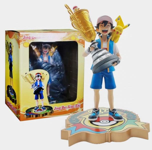 FIGURA POKEMON ASH GRANDE 30CM