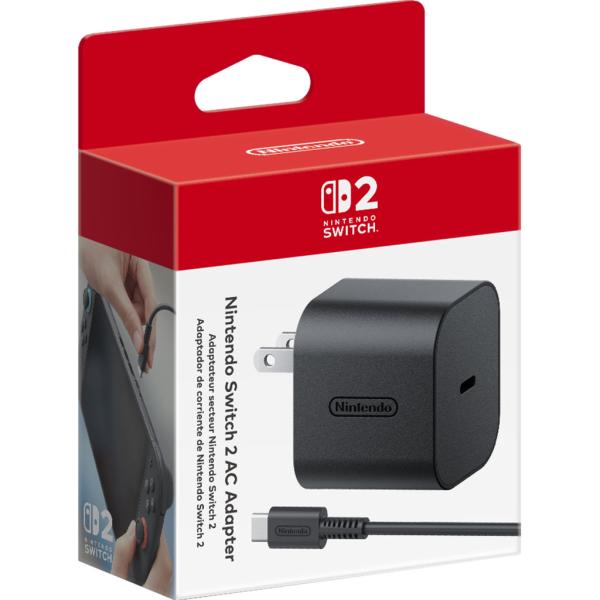 ADAPTADOR DE CORRIENTE NINTENDO SWITCH 2 ORIGINAL