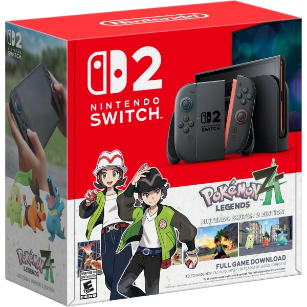 CONSOLA NINTENDO SWITCH 2 + POKEMON LEGENDS ZA (VERSI&Oacute;N AMERICANA)