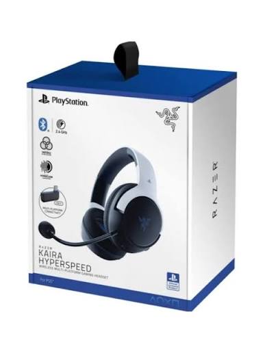 HEADSET PS5 RAZER KAIRA HYPERSPEED BLANCO
