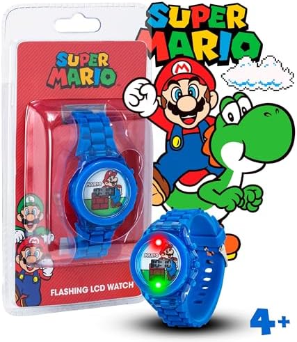 RELOJ PULSO SUPER MARIO